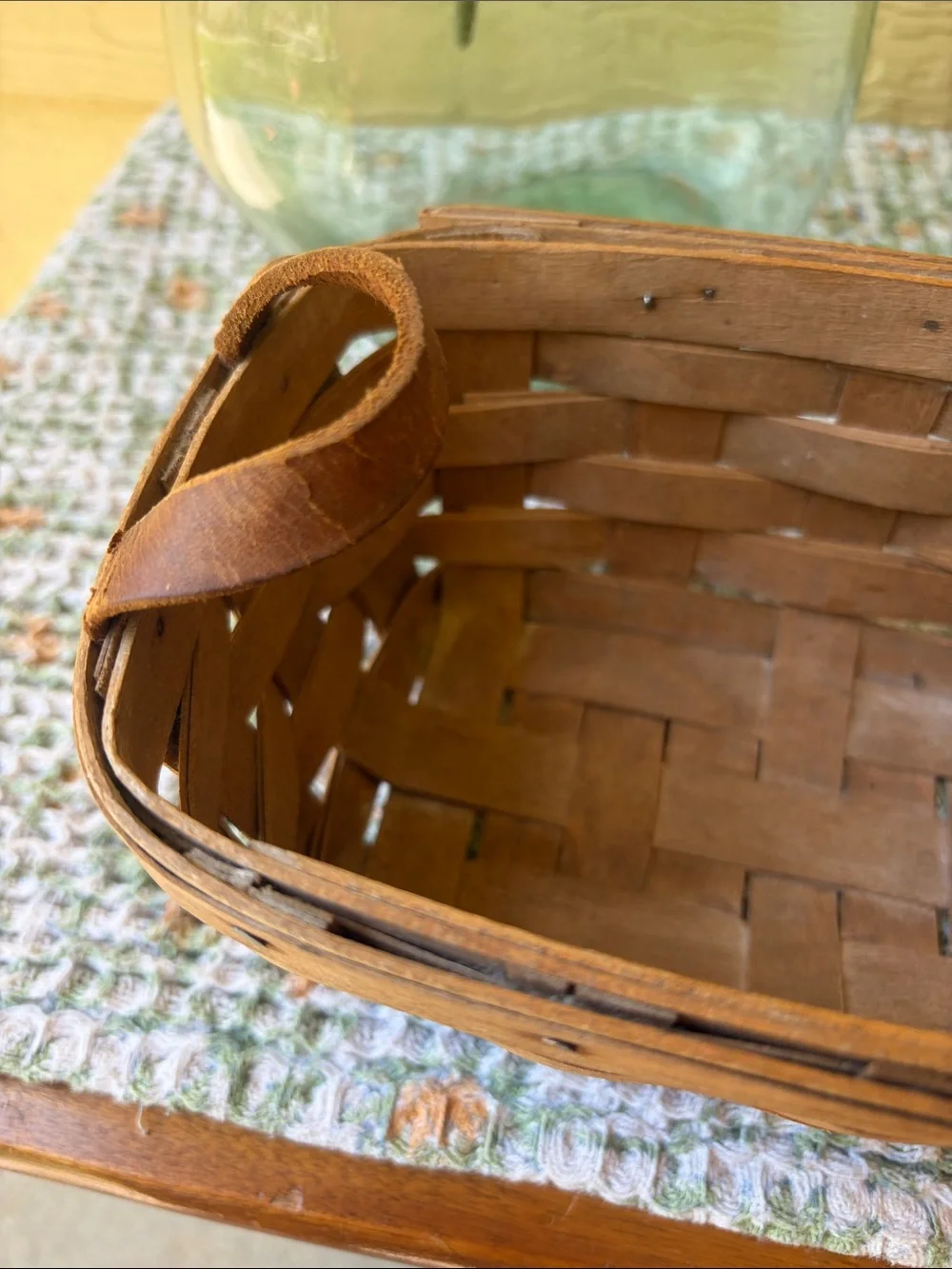 Longaberger handwoven basket